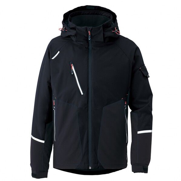 防寒ジャケット(男女兼用) 010ブラック 6L 6174 1点