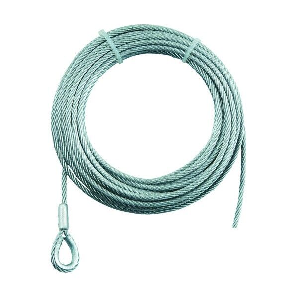 手動ウインチ用ワイヤ 片端シンブル入りロック加工