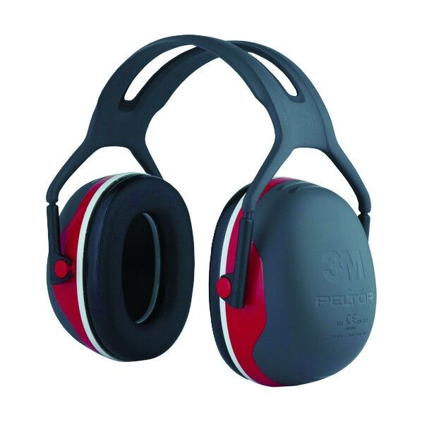 PELTOR イヤーマフ X3A 赤 3-9764-03 1個