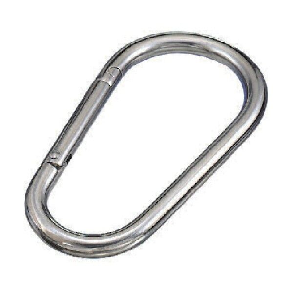 ステンレス カラビナジャンボ(環なし)