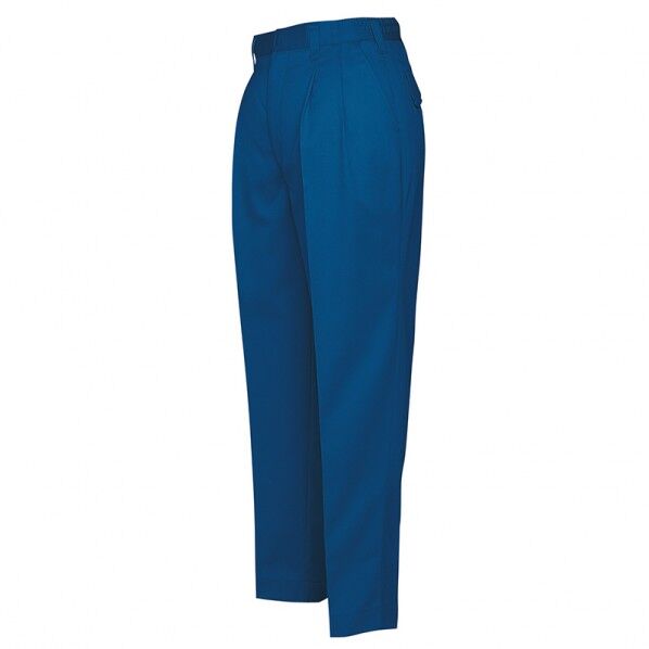 ムービンカット レディースシャーリングパンツ(2タック) 006ブルー 3L 6323 1点