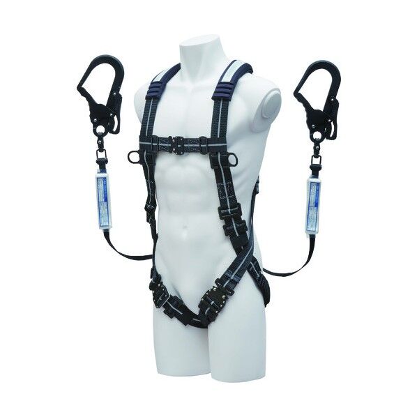 ストレッチハーネスXV型+2丁掛けランヤード セット XVGSLTPRK2 1点