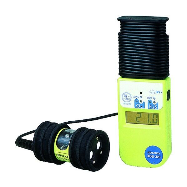 酸素・硫化水素濃度計 5mケーブル付 XOS-326 1