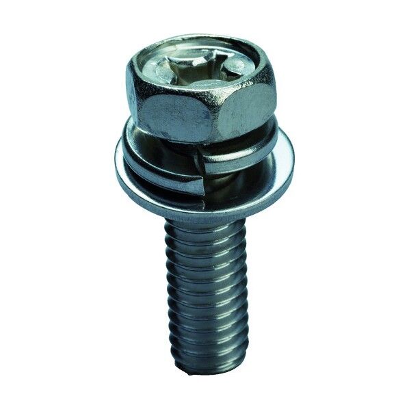 座金・ばね座金組込十字穴付六角ボルト(ステンレス)