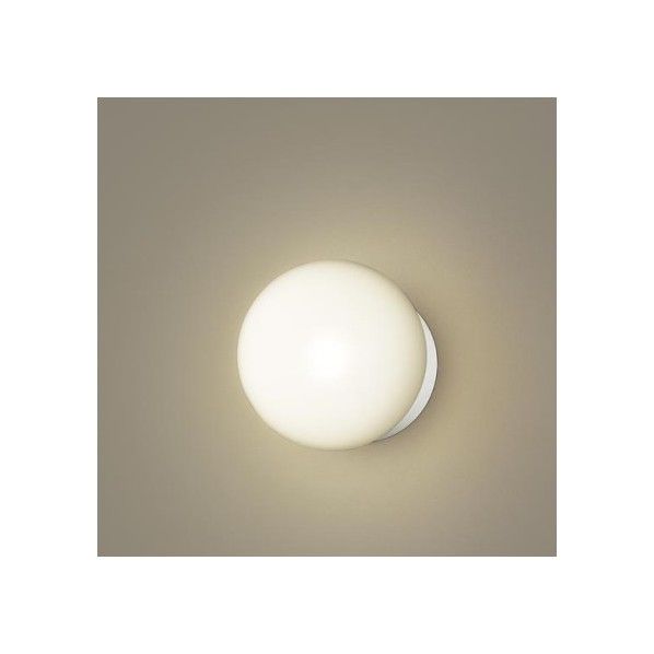 パナソニック 天井直付型・壁直付型 LED(電球色)ポーチライト・浴室灯 【ガラスカバー】乳白 【プラスチック】ホワイト W140×H140×D151mm LGW85016Z 1個...