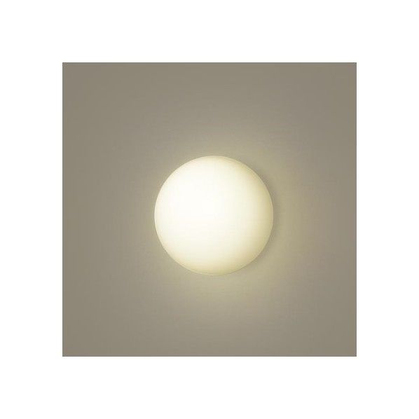 パナソニック 壁直付型・据置取付型 LED(電球色)ポーチライト・浴室灯 【ガラスカバー】乳白つや消し 【アルミダイカスト本体】ホワイト W160×H160×D145mm LGW85057Z 1個...