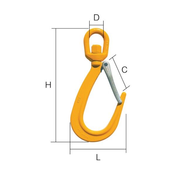 スイベルファンドリーフック スイベル付タイプ