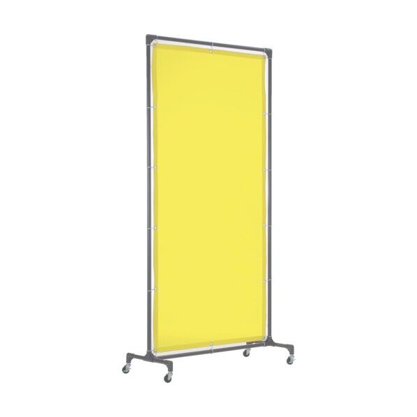 溶接遮光フェンス 1515型単体 キャスター 青 YF1515-B 1