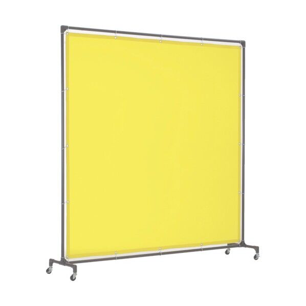 溶接遮光フェンス 2015型単体 キャスター 青 YF2015-B 1