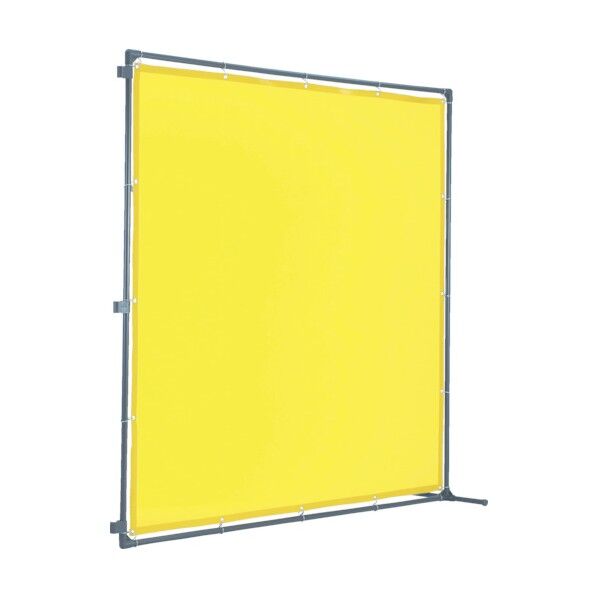 溶接遮光フェンス 2015型接続 固定足 黄 YF2015SK-Y 1
