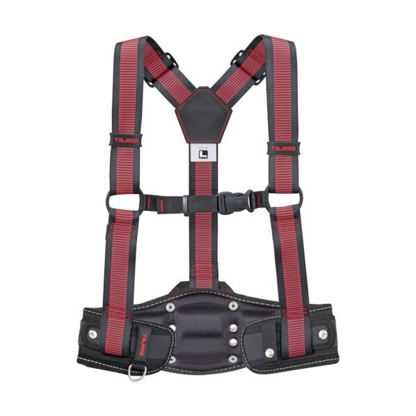 サスペンダーリミテッド胴当てCRXセット ライン赤 L YPLLCRX-LRE 1点