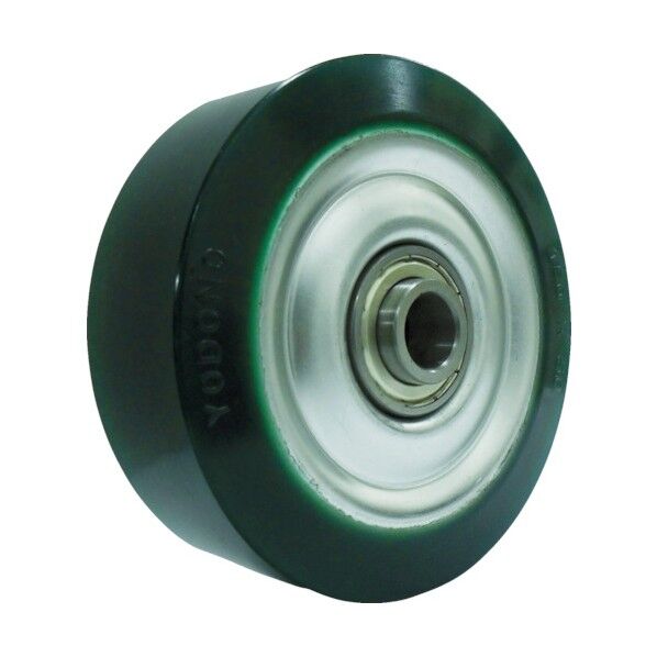 プレート式重荷重用キャスター(プレス製ウレタン車) 交換車輪