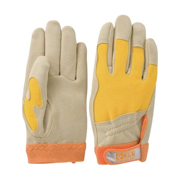 鹿革ウェ-ブカットグロ-ブ 甲メッシュ S