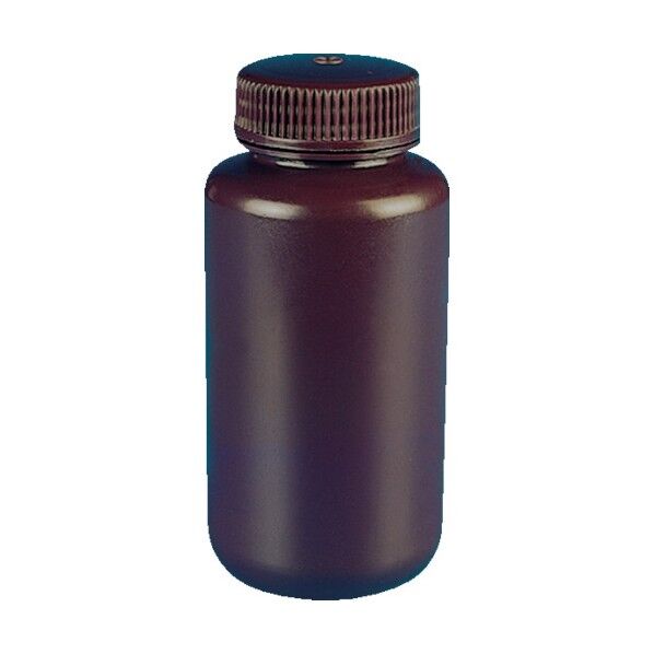 褐色広口試薬瓶 HDPE製/蓋:PP製 30ml 581300 1点