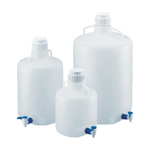 大型瓶(ストップコック付) PP製/蓋:PP製 50L