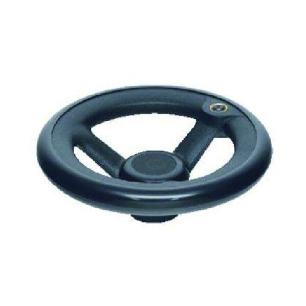 ハンドル 丸リム型エンプラハンドル車(加工付) ハンドル径125mm NRP125-SUS-T16 1点