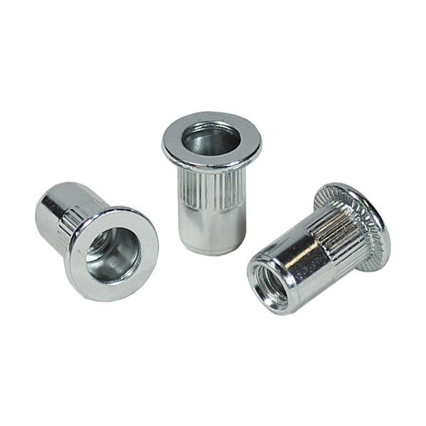 ローレットナット(スチール製) 平頭