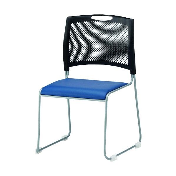 スタッキングチェア NSB-T10L レザー インディコブルー NSB-10L-IB 1点