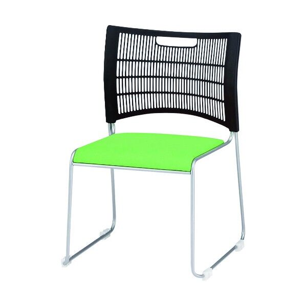 スタッキング ミーティングチェア NSC-30 ライトグリーン NSC-30-LGE 1点