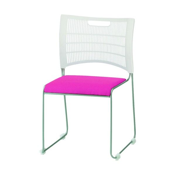 スタッキング ミーティングチェア NSC-35 ピンクローズ NSC-35-PR 1点