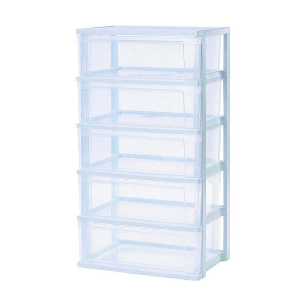 ワイドチェスト ホワイト/クリア NSW-545 1点