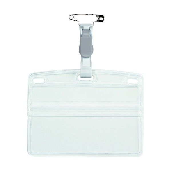 タッグ名札 クリップ・ピン両用 (ソフトタイプ)