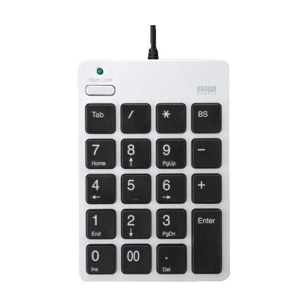 USB2.0ハブ付テンキーアイソレーションタイプ