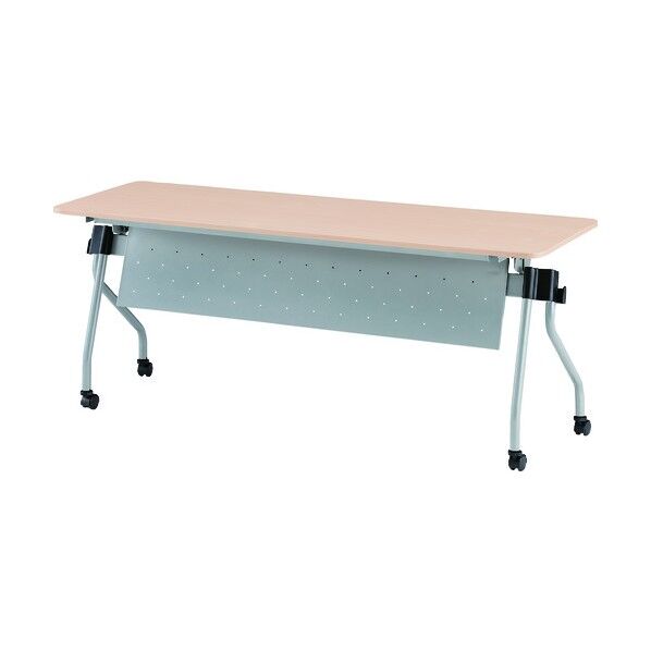 天板跳上式並行スタックテーブル(パネル付) NTA-N1860P-NR 1