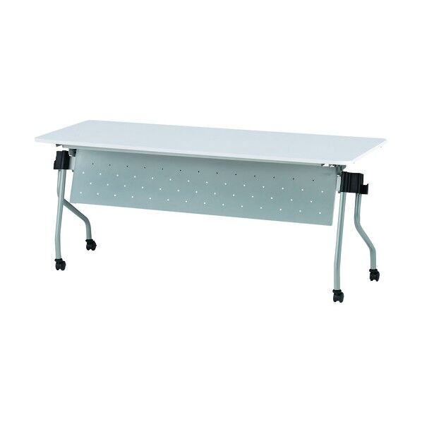 天板跳上式並行スタックテーブル(パネル付) NTA-N1545P-W 1