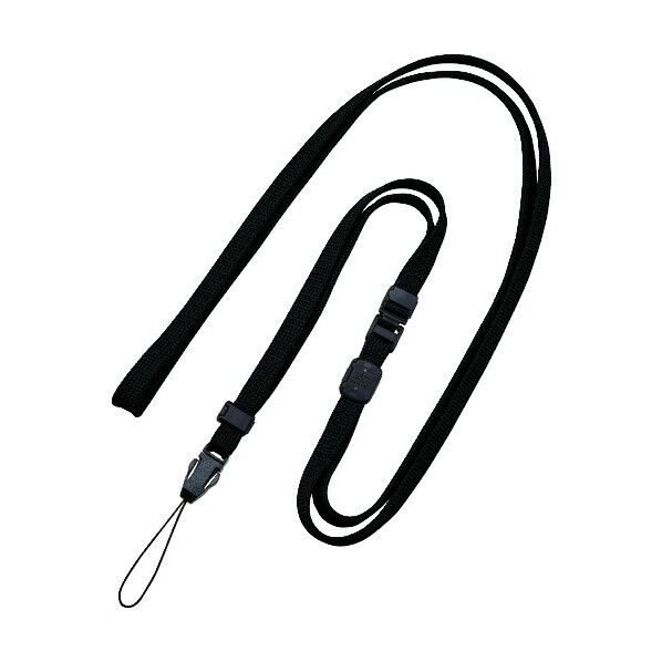 オープン工業 ロングストラップ 160cm 黒 NX-207P-BK 1本...