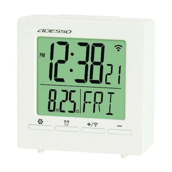 目覚まし電波クロック OG-99W 1点