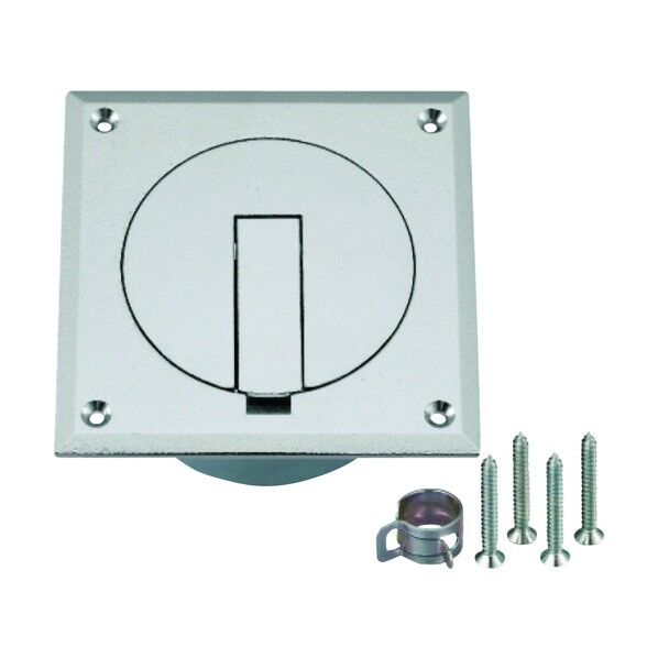 オンダ製作所 製作所 床ボックス(シルバー)ボールバルブタイプ OF-650 1点...
