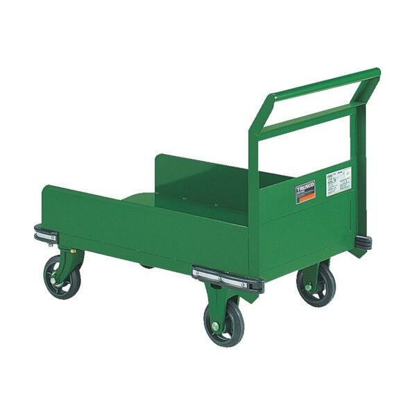 鋼鉄製運搬車900X600三面パネル付