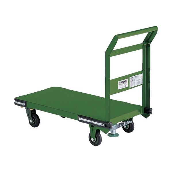 鋼鉄製運搬車(固定ハンドルタイプ) ストッパー付