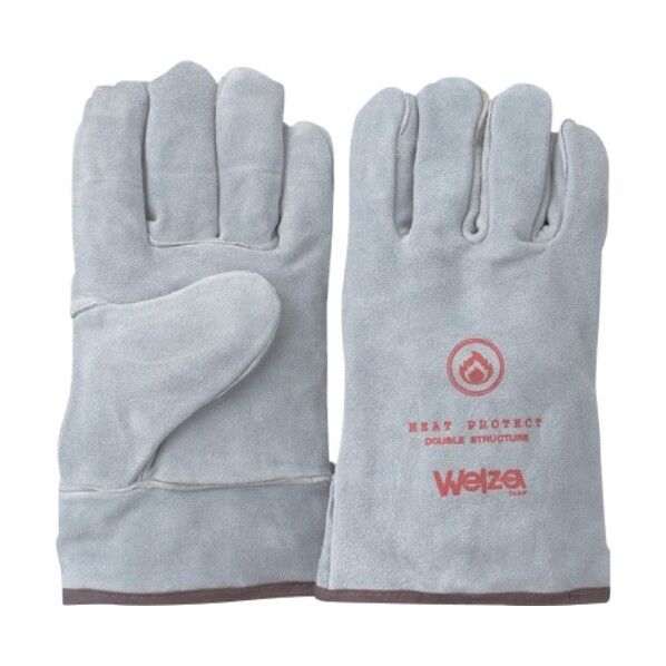 ウェルザ一般作業用5本指手袋 ナチュラル フリー W-0510N 1双