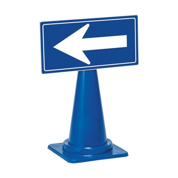 ミセル誘導パネル コーン用 1面 420×250 ホワイト/青 OT-569-540-8 1個