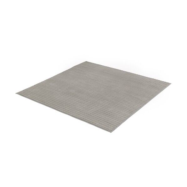 101925 ラビットファー調グリッドラグ ベージュ ORG-G1818-BE 1点