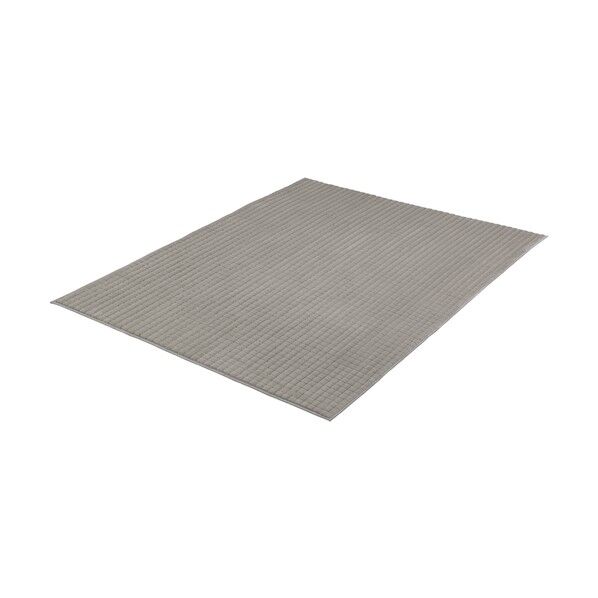 101927 ラビットファー調グリッドラグ ベージュ ORG-G1824-BE 1点