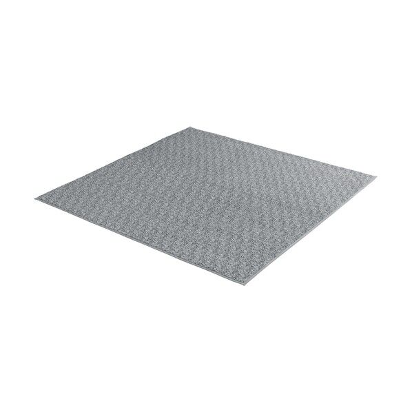 101928 杢シープ調ラグ グレー ORG-S1818-H 1点