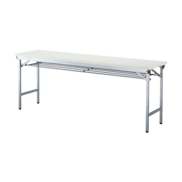 折畳みテーブルOTN棚付き1845Tサイズホワイト OTN-1845T-W 1