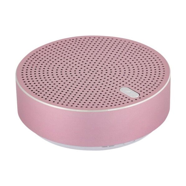 Bluetoothワイヤレススピーカー 2台でワイヤレスステレオモード対応 ローズゴールド OWL-BTSP03S-RG 1点