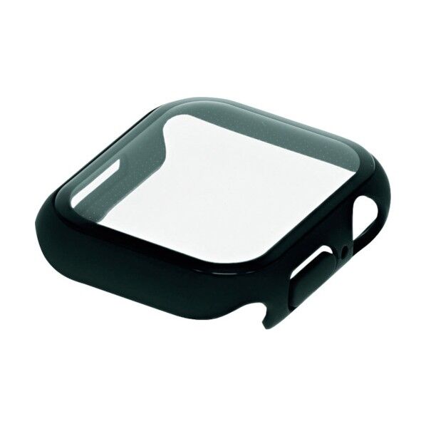 大切なApple Watch Series 7を傷から守る ALL IN ONE ガラスフィルム一体型ケース OWL-AWBCV0441-BK 1個