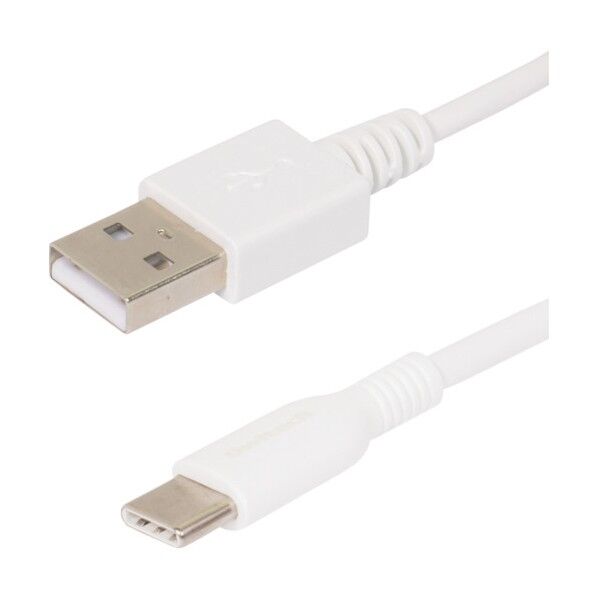オウルテック USB Type-Cケーブル やわらかく断線に強い ホワイト 50cm OWL-CBKCASR5-WH 1点