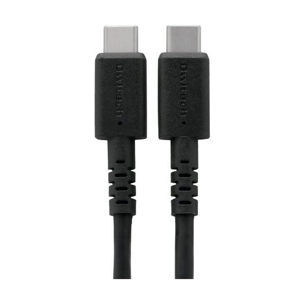 PD対応 Type-C to Type-C やわらかく断線に強い ブラック 120cm OWL-CBKCCS12-BK 1点