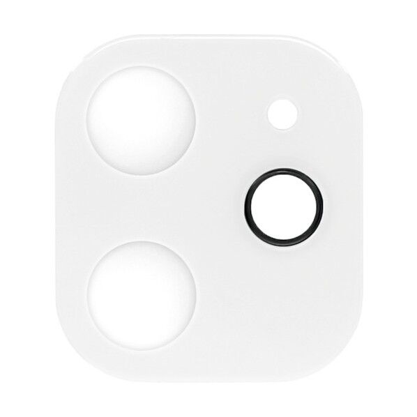 iPhone 12mini対応 カメラ部分 保護強化ガラス ホワイト OWL-CLGIC54-WH 1点