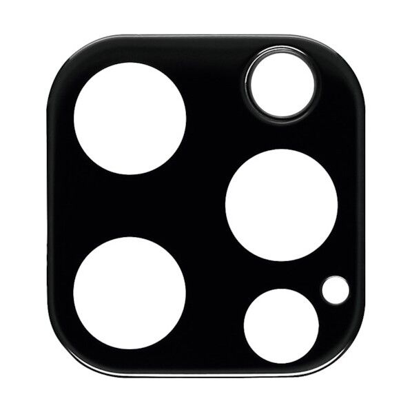 iPhone 12Pro対応 カメラ部分 保護強化ガラス ブラック OWL-CLGIC61P-BK 1点