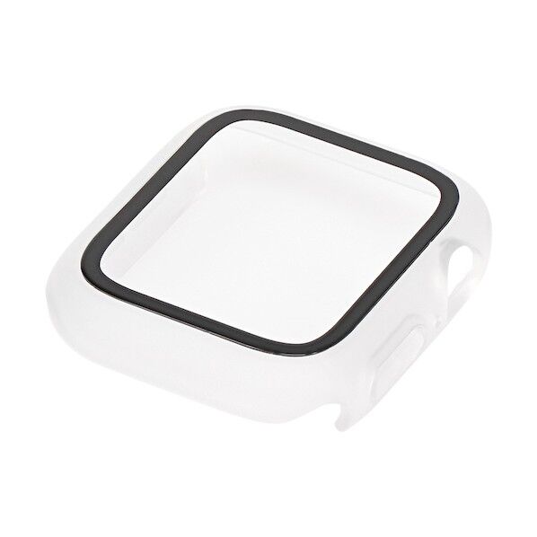 オウルテック Apple Watch Series用 ガラスフィルム一体型 保護ケース 40mm OWL-AWBCV0540-TR 1個