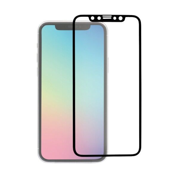 iPhone 11/XR対応 フチ欠けしない 全面保護強化ガラス マット