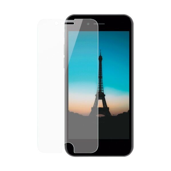 iPhoneSE(第2世代)/8/7/6s対応ガラスフィルム 耐衝撃 フチなし 光沢 OWL-GUIC47-CL 1点