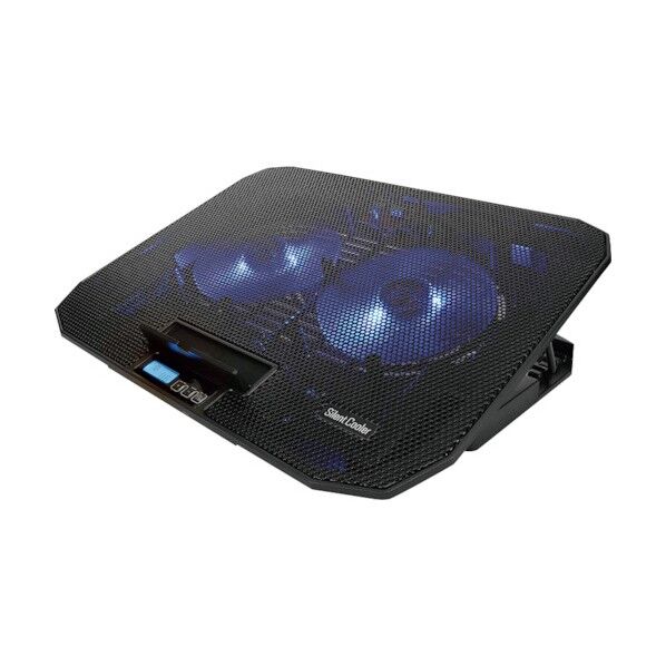125mm DUAL FAN搭載ノートPCクーラー Silent Cooler OWL-NOTECOOLER106 1点